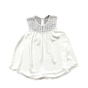 Basement Sleeveless Crochet Lace Top Sz. S